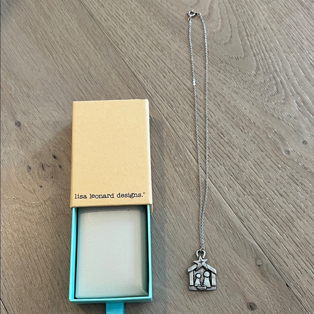 Lisa Leonard Silver Nativity Necklace